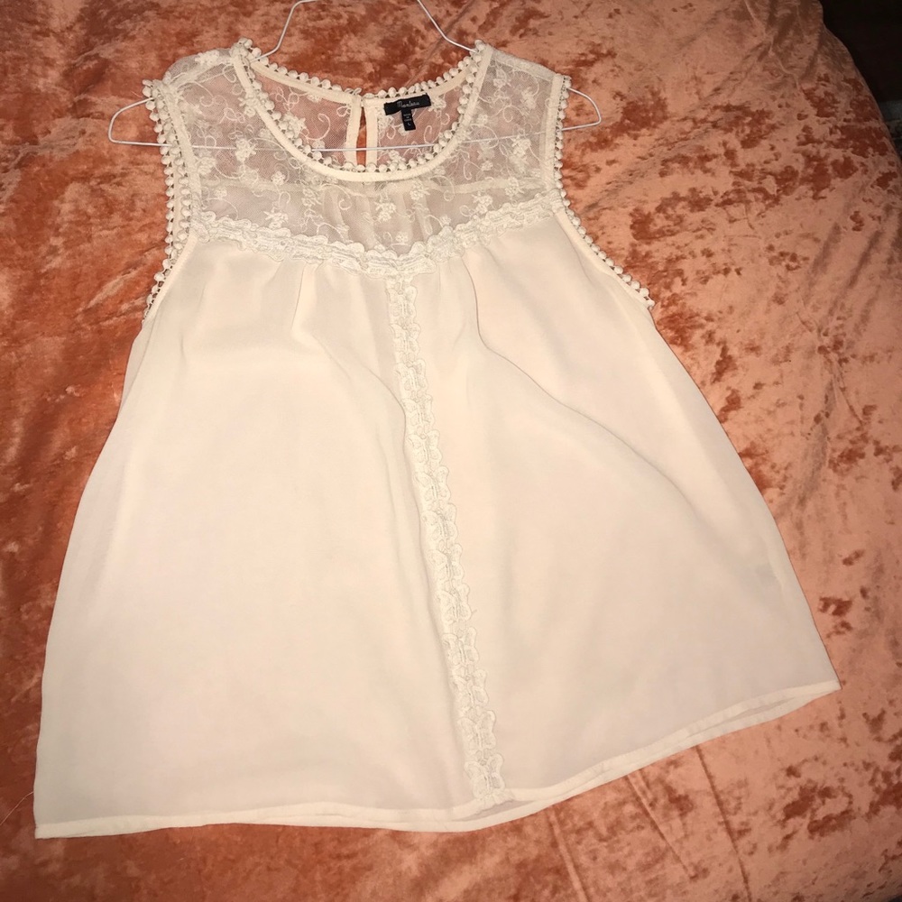 Sheer Lace Tank